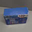 Navona 100 PCS Travel Toothbrush and Toothpaste Set, Travel Toothpaste, Bulk Toothpastes, Individually Wrapped Bulk Toothbrush, Ergonomics Handle,Medium Soft Bristle, Perfect for Hotel