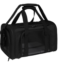 Top tasta Dog Cat Carrier Bag for Small Medium Large Cats Dogs Under 25 lbs Soft Sides for Small Puppy Dog Cat Travel Bag Black (20" x 13" x 13")