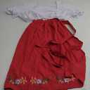 IIBOOYYE Women's German Dirndl Dress Traditional Costumes for Oktoberfest Carnival Halloween XL