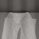 Lace Flare Pants for Women - Sexy See Through Mid-Waist Bell Bottom Leggings Trousers Party Clubwear White L