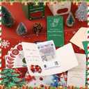 WSICSE 30 PCS Christmas Money Holders for Cash, 3 Colors Christmas Wallets for Money with Envelopes Stickers for Dollars Greeting Cards Coupons Greetings