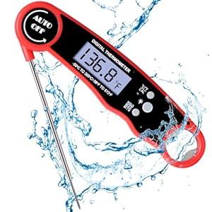 PROFECTUS Meat Thermometer Digital - Instant Read Food Thermometer for Cooking Grilling Air Fryer Baking Probe Kitchen Gadgets BBQ Accessories Grill Gifts for Men Him Dad Fathers Day 2025