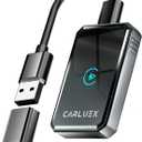 2 in1 Wireless CarPlay Adapter for Apple & Android Auto Adapter, Mini,2025- Bluetooth 5.3 & WiFi 6 with Millisecond Fast Connection, Wired to W++ Compatible with Original Wired Cars & iPhone6+/iOS10+