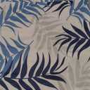 MIULEE Pack of 2 Decorative Outdoor Waterproof Throw Pillow Covers Patio Pillow Cases Natural Leaves Pattern Spring Square Cushion Shams Shell for Garden Balcony Couch 45x45  Blue