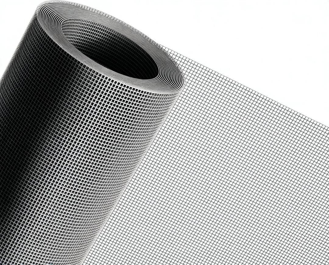 MAGZO Window Screen Replacement Mesh 48"W x 99"L - Pet Resistant Premium & Durable Polyester Screen Door Mesh, Allows Fresh Air in, DIY Repair Kit Includes Tool for Sliding Doors,Windows,Patio, Gray