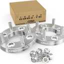 20mm Wheel Adapters 4x114.3 to 4x100 or 4x4.5 to 4x100 (Hub to Wheel) Enable 4x114.3 hubs to Use 4x100 Wheels (2pcs M12x1.5) Compatible for Acura Honda Toyota Cars with 4x114.3 Pattern 12x1.5 Studs (Silver)