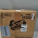 Scott 1000 Trusted Clean Toilet Paper, 32 Rolls, Septic-Safe, 1-Ply Toilet Tissue