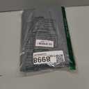 OVZME Zora 78 Inch Shower Curtain Set with 12 Plastic Hooks, Plain Fabric Grey Shower Curtain for Bathroom - Long Shower Curtain, Water Resistance, Machine Washable Soft Cloth, 72WX78L, Grey