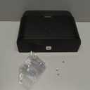 Paper Towel Dispenser,Large Capacity Wall Mount Tissue Dispensers with Smart Lock, Used for Kitchen and Bathroom 200+ Sheets Toilet Paper Holders Black