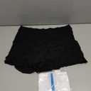 Incontinence Underwear for Women Washable - Womens Leak Proof Underwear Reusable Incontinence Underwear for Women Bladder Control Incontinence Overnight Sleep Shorts Boyshort Black-Medium