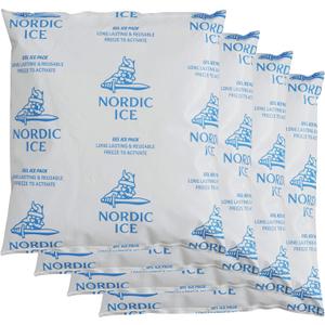 Ice Packs 16oz (Pack of 4) - Cooler Accessories - White