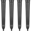 Briwooody 4 Pack Garden Watering Stake Large UV-Protected ABS Plastic Deep Root Irrigation Spike for Trees, Shrubs, Bushes, Shrubs, Flowers, Fruits, Vegetables, Potted Plants (14 Inch)