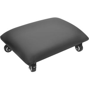 Low Rolling Stool Chair Low Roller Seat Low Stool with Wheel Low Chair Movable Mini Stools for Home Office Garage Pedicure Mechanic Cleaning Floor (Black)