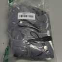 BRKURLEG Grey Dog Winter Coat, Cozy Winter Dog Jackets, Small Dogs Coat with Harness, Onesie Body Warm Puppy Jacket, Pet Reflective Windproof Cold Weather Jackets, Puppy Four-Legged Puffer Coats, S