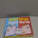 THE BAMBINO TREE Sight Word Bingo Game Level 1 and 2 - Educational Games for Kids - Learn to Read Vocabulary for Kindergarten 1st Grade - Dolch's Fry's Words Lists