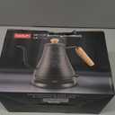 Bodum 27oz Bistro Gooseneck Electric Water Kettle, Pour Over Coffee & Tea, Stainless Steel, Matte Black (0.8 Quarts)