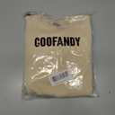 COOFANDY Men's Henley Knit Sweater Long Sleeve Soft Pullover Shirt with Chest Pocket (Beige, M)