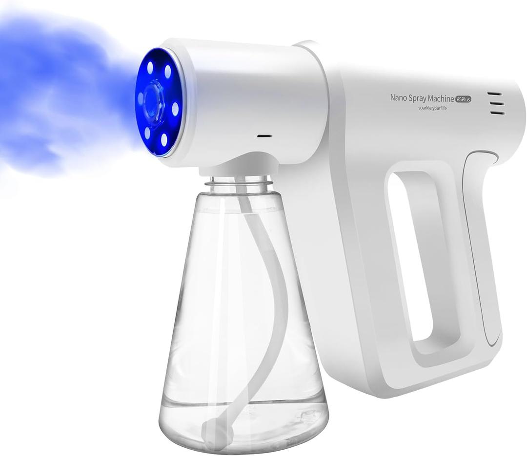 Atomizer SprayerRechargeable ULV Nano Sprayer with Blue Light,Electrostatic ULV Atomizer SprayerElectrostatic Portable Sprayer