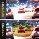 AMBEYE TR90 Square Black Frame Night Driving Glasses with Yellow Polarized Lens - Anti-Glare UV Protection for Drivers, Cycling & Outdoor Activities, Lightweight TR Frame Over Prescription Eyewear