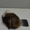 MEDO Hair Toppers for Women with Thinning Hair, 14 Inch Ash Blonde Mix Bleach Blonde Straight Synthetic Fluffy Wig Topper