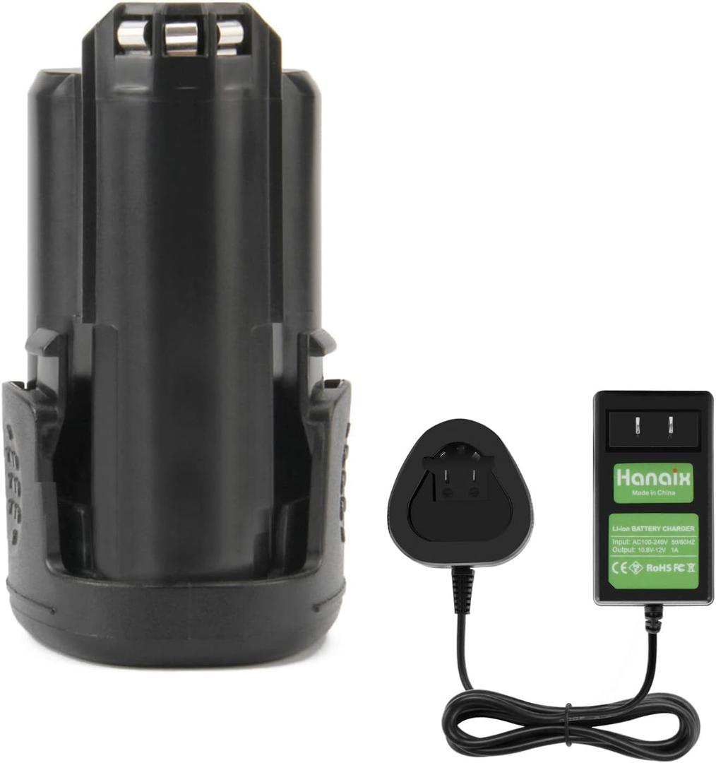 3.0Ah 12V Li-ion Battery Charger Compatible with Dremel B812-01 B812-02 B812-03 8200 8220 8300 Drill Battery (Battery and Charger Included)