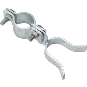 VIVIDA Chain Link Gate Latch 1-3/8" x 1-3/8", Chain Link Fence Gate Fork Latch, Galvanized Farm Fence Lock, 1 PCS