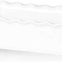 HAOTOP Porcelain Nonstick Baking Bread Loaf Pan, 8.5 x 5 Inch, White