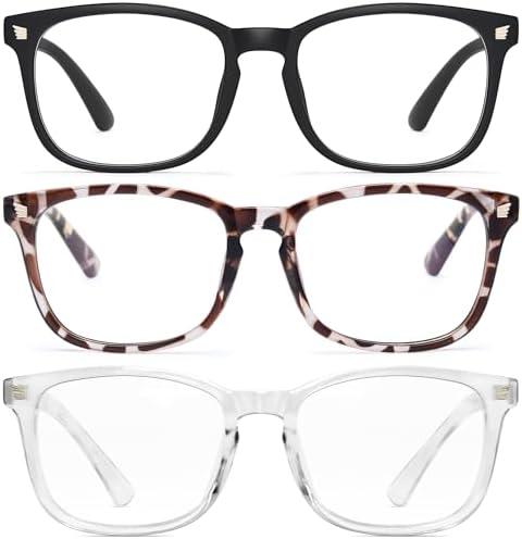 CCVOO Reading Glasses for Women/Men, Eyeglasses, Blue Light Readers for Women/Men, Computer Eye Glasses, Cheaters, 2 Pack, +1.25