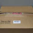 HolidayIdeas 6 Pack Red Spandex Table Skirt for 6 Ft Rectangle Tables, Fitted Stretch Tablecloth 30 x 72 Inch, Wrinkle Resistant Ruffle Design for Valentine's Day, Monther's Day, Trade Shows, Parties ( Red )