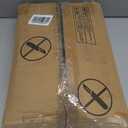 Somdot Nightstand, Small Dresser for Bedroom with 2 Drawers, Bedside Table Night Stand End Table with Fabric Bins for Bedroom Kids Closet Dorm Guest Room, Black