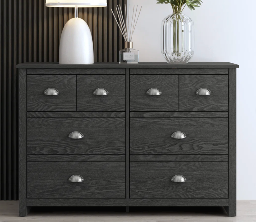 Bhure 6 Drawer 46.45'' W Double Dresser