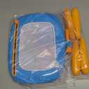 Kikidex Magnetic Drawing Board, Toddler Girl Toys for 12 Year Old, Doodle Board Pad Learning and Educational Toys for 1 2 3 Year Old Baby Kids Birthday Gift(Light Blue)