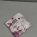 Baby Swaddle Blanket Newborn Girl Swaddle and Headband Set Purple Flowers Floral Print Wrap Shower Gift