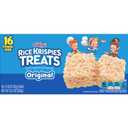 Rice Krispies Treats Marshmallow Snack Bars, Kids Snacks, Lunch Snacks, Original, 12.4oz Box (16 Bars) (EXP 06/19/26)