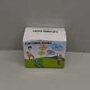 CPSYUB Outdoor Stomp Flying Disc Launcher Toys for Kids Ages 3 4 5 6 7 8 9 10, Elephant Butterfly Catching Game, Outside Yard Activities Chasing Toy, Outdoor Birthday for 3-8 Year Old Boys Girls (Blue Green)