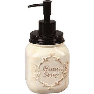 Ceramic Lotion Dispenser (Country, Off-white)