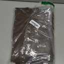 BGment 96 Inches Long Linen Curtains for Living Room, Brown Semi Sheer Window Drapes Rustic Textured for Farmhouse Beroom Dining Room Decor Rod Pocket Lightweight, 2 Panels Set, Each 52 Inch Wide