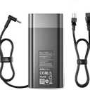 135W Laptop Charger Compatible with HP Spectre X360 Charger 15 16 15t-df100 15-df 15-dc 16t-f10 16 2-in-1 OMEN Pavilion Gaming 15 17 15-ec0751ms ZBook 15 G5 G6 G7 TPN-DA11 Power Cord