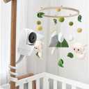 Upgraded Safer Baby Monitor Mount for VTech Baby Monitor, Flexible Twist Mount for VTech New VM901, VM928HD and VM919HD