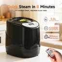 Portable Steam Sauna for Home, Full Body Sauna Box with 3L 1200W Steamer, Personal Sauna Steam Sauna Tent at Home Spa, Home Saunas Room for Gym, Pilates, Garage (Black 3L)