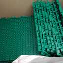 24 Pcs 12 x 12 in Basketball Court Tiles Non Slip PP Drainage Mat | Interlocking Sport Floor Tiles for Tennis Court Drain Deck Pool Patio Shower Kitchen Garage Poach