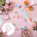 96 Pcs Capybara Cupcake Toppers and Wrappers Cute Animal Cake Decorations Capybara Cupcake Picks and Liners for Baby Shower Birthday Party Supplies