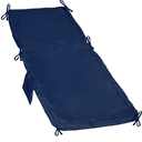 Outdoor Chaise Lounge Cushion Covers, 72 x 21 x 3 Inch Chair Cushion Replacement Cover, Waterproof Chaise Cushion No-Slip Cover with Zipper Ties (Not Includes Cushion)
