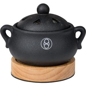 Electric Incense Burner with Timer, Frankincense Resin Burner, Oud Bakhoor Burner, Charcoal Free Quick How-to, Made Easy, No Open Flame, Eliminate Fire Hazards, Safer.