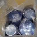 DaYammi 100 Pack Blue Plastic Cups 10 oz Disposable Cups Tumblers, Elegant Blue Glitter Party Drinking Cup Perfect for Wedding, Fancy Disposable Cup Plastic Cocktail Glasses Wine Glasses for Party