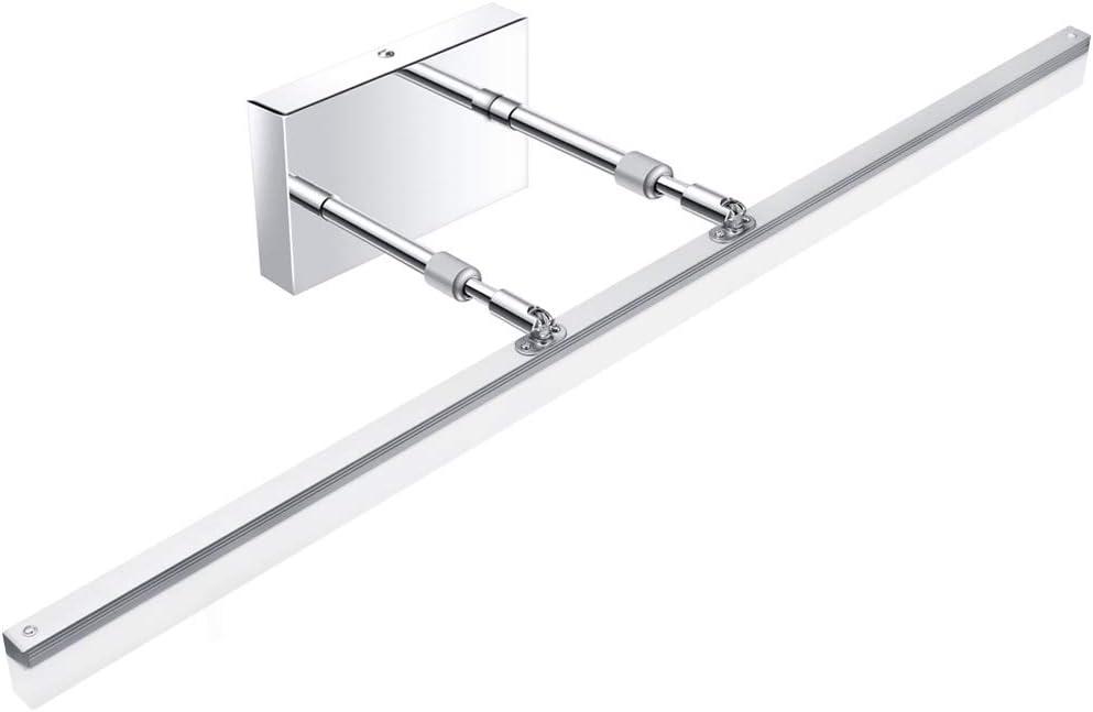 Aipsun 31.5" LED Vanity Lights Adjustable Bathroom Vanity Light Fixtures Bathroom Lighting Fixture Over Mirror Chrome Modern Vanity Lighting 5500K (31.5 in, Chrome)