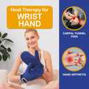 Heated Gloves for Hand Pain Relief, 2 Pack Electric Wrist/Fingers/Whole Hand Heating Pad, 86-158 & Auto Shut Off Heated Mittens, Ideal for Arthritis Pain Relief & Carpal Tunnel Relief