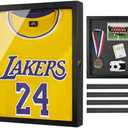 Large Jersey Frame Display Case, Black Shadow Box Frame 13X17 with Slot, for Graduation/Pet/Medal/Coin/Wedding Keepsakes, Anniversary/Birthday/Bridal/Engagement/Wedding Registry/House Warming Gifts