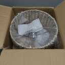 Boho Light Fixtures Ceiling Mount, 12.6" Rattan Ceiling Lights, 3-Light Hand Woven Semi Flush Mount Ceiling Light Fixture, Farmhouse Wicker Ceiling Lights for Bedroom Hallway Entryway Kitchen