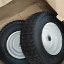16x6.50-8 Flat Free Tire and Wheel Assembly for Riding Lawn Mower
Replacement 16x6.5-8nhs Solid Rubber Garden Tractor Lawnmower Tyre, with 3/4" & 5/8" Bearing Bore, 3-7" Centered Hub, 2-Pack